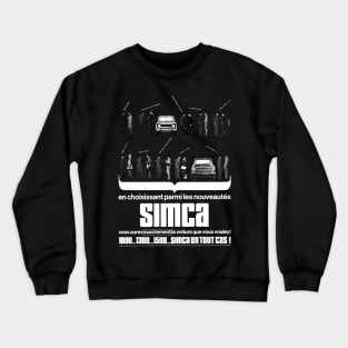 SIMCA RANGE - French advert Crewneck Sweatshirt